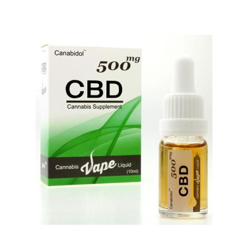 Canabidol 500mg CBD Vape E-liquid 10ml - SilverbackCBD