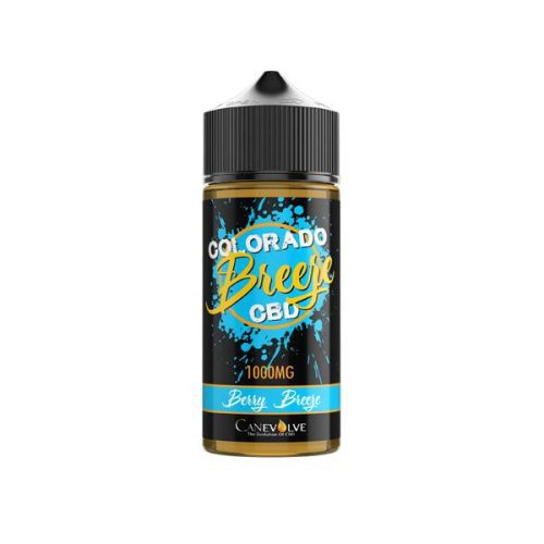 Colorado Breeze 1000mg CBD Vaping Liquid 100ml (50PG-50VG) - Flavour: Spearmint Breeze - SilverbackCBD